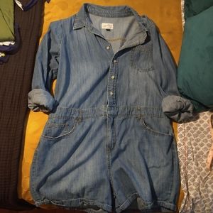 Size 12 XL Universal Thread Chambray Romper